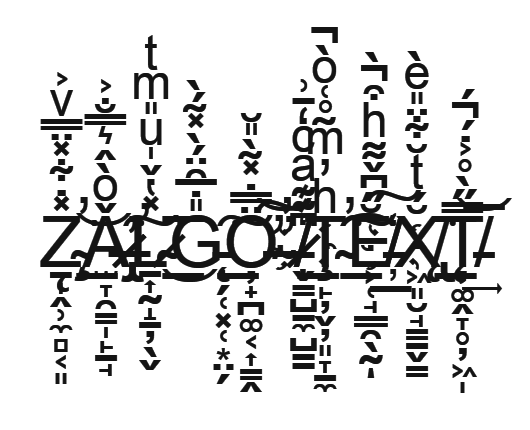 glitch text (Zalgo)